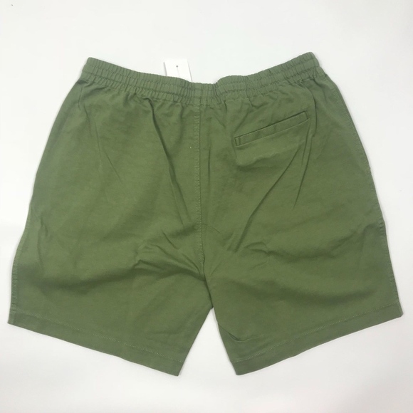 New J Crew Reade 7" Cotton Drawstring Shorts Green - Picture 8 of 8
